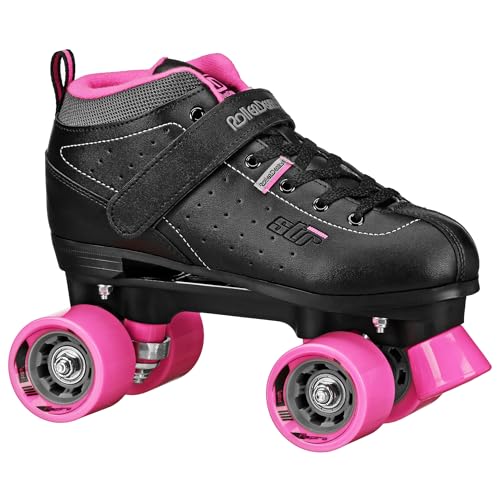 Roller Derby Str Seven Patins feminino, preto/rosa, 39