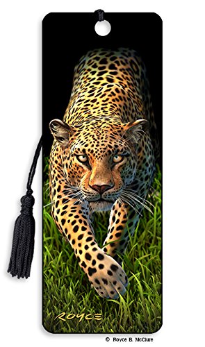 Leopard - 3D Bookmark - Pack of 6 Pieces: Bk112lpd B00KBY4TLG Book Cover