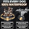 Dog Shock Collar with Remote, Unmatched 4-Mile Range, Night-Light Mode, Training Guide Included, 124 Training Levels & 4 Modes, Beep Vibration Shock, Waterproof Rechargeable, Fits All Dogs (1 Collar)