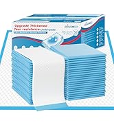 BIGGMED Tear-Resistant Disposable Bed Pads 36" x 36" 50 Count Super Absorbent Underpads, Chux Thi...