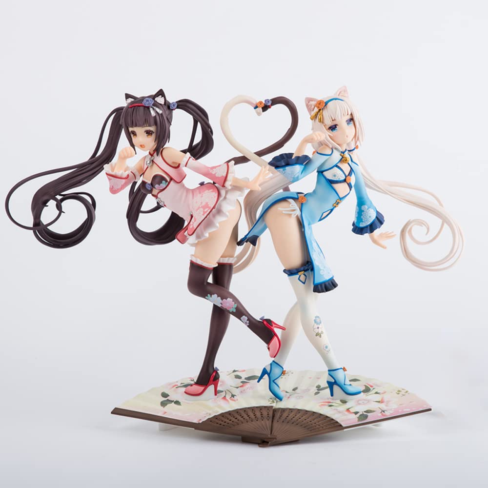 PIELUS Ecchi Figure Nekopara -Vanilla/Chocola- 1/6 DX Ver. Anime Figure  Girl Statue Toy Removable Clothes Cute Doll Decor Model Collectibles Action  Figurines : Amazon.co.uk: Toys & Games