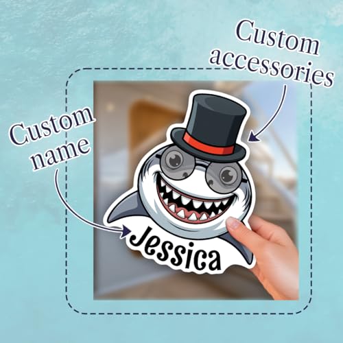 Imán decorativo rectangular para puerta de crucero 9x8 pulgadas miniatura 4