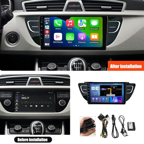 Radio de coche Android 12 GPS Bluetooth compatible con Geely Atlas 16-20 3