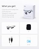 SHOKZ OpenSwim Pro Bone Conduction Sports Headphones, IP68 Waterproof Open-Ear Wireless Earphones with Bluetooth 5.4, 32GB of MP3 Storage, Noise Cancelling Mics, 9h Playtime for Running, Swimming-Grey - 9
