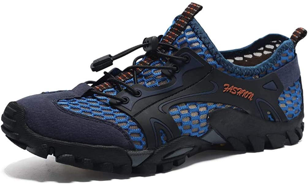 FLARUT Herren Sportsandalen Sommer Trekking Sandalen Wanderschuhe Outdoorsandalen Super Atmung Draussen Hiking Schuhe Mesh Vamp Wasserschuhe Sport Laufen Klettern