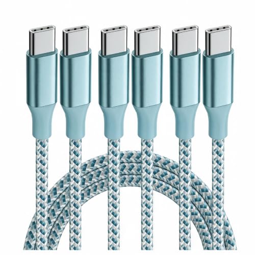 Image of KYEHD USB C Cable,3 Pack 10FT 60W Fast Charging USB C to USB C Cable, Durable Type C Charger Cable for iPhone 17 /16 /15 /iPad MacBook CarPlay and More