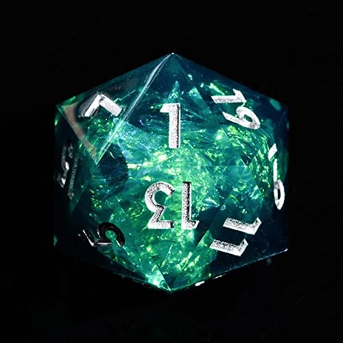 Image of 1985 Games Sharp Edge DND Dice Set - Surge 7 Piece Polyhedral Dice in Retro VHS Box - TTRPG Tabletop RPG Game Accessory