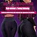 SEASUM Women's High Waist Yoga Pants Tummy Control Slimming Booty Leggings Workout Running Butt Lift Tights L