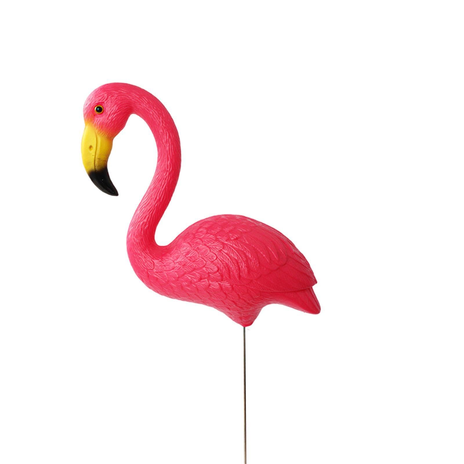 Alcxazs Pink Home Funny Flamingo Figurine Fun Addition To, 29.5X23cm 36Cm