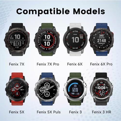 Correa de silicona 26 mm para reloj Garmin miniatura 5