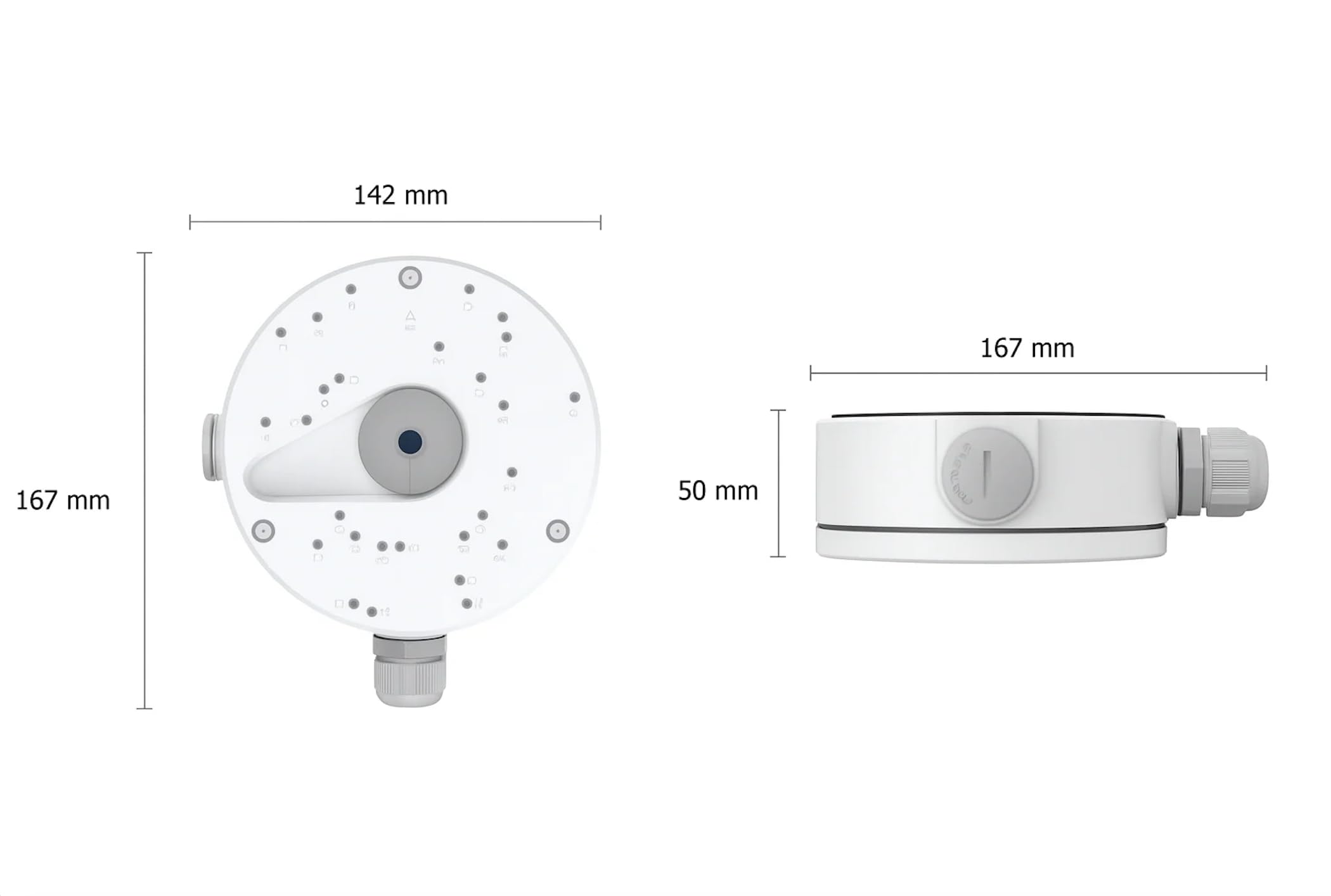 Reolink RLA-JBL1 Skrzynka rozdzielająca, ulepszona wersja D20, wodoodporna skrzynka montażowa, kompatybilna z RLC-820A, RLC-1240A, Duo 3V PoE, RLC-843A