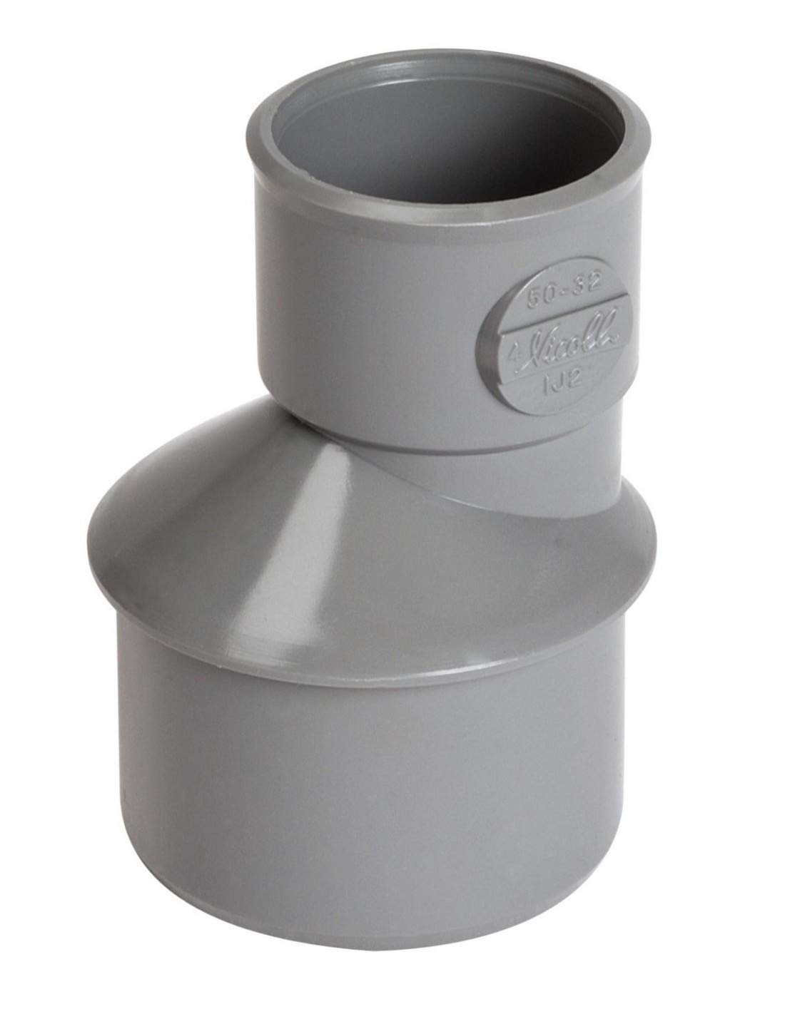 NICOLL Raccord Réduction PVC Male 50 mm vers Femelle 40 mm