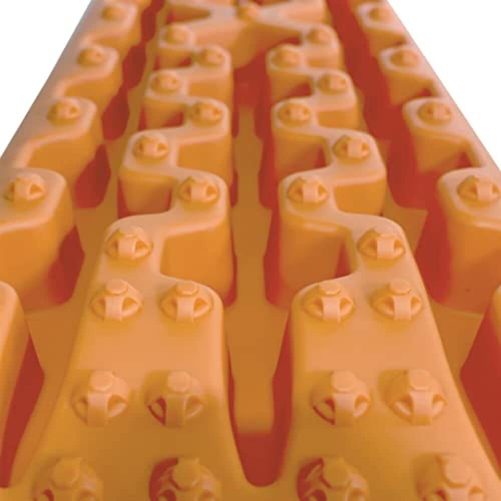 TERRAVORE Orange Recovery Traction Boards Set of 2 for Off-Road Mud, Sand, and Snow Vehicle Extraction, Supports 20,000 Pounds of Compression…