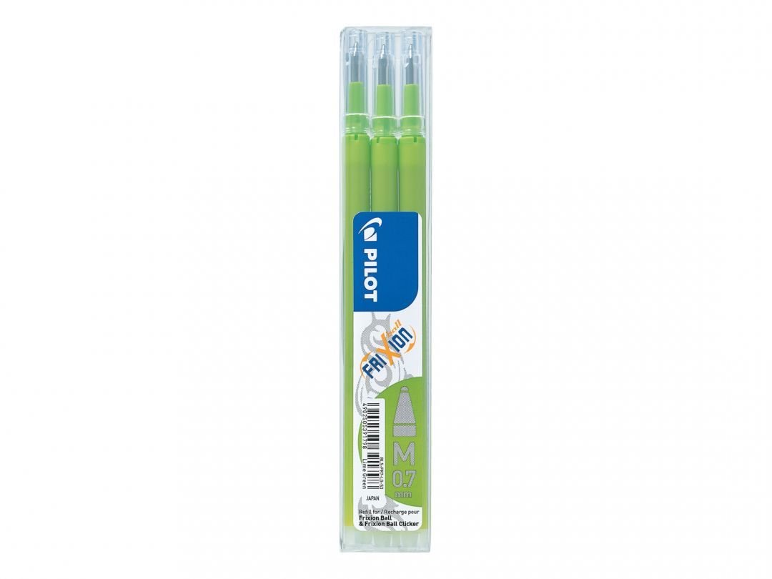 Pilot Frixion Ball 7mm Pen Refills Light Green Lime Desertcart