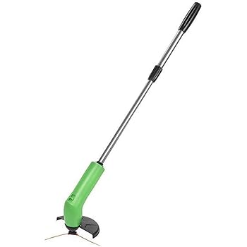 Amazon Com Cordless Weed Trimmer Besthiky As Seen On Tv Zip Trim Portable Handheld Grass Trimmer Cutter Lawn Mower Standard Zip Ties Greenwork Home Garden Battery Not Included Green Garden