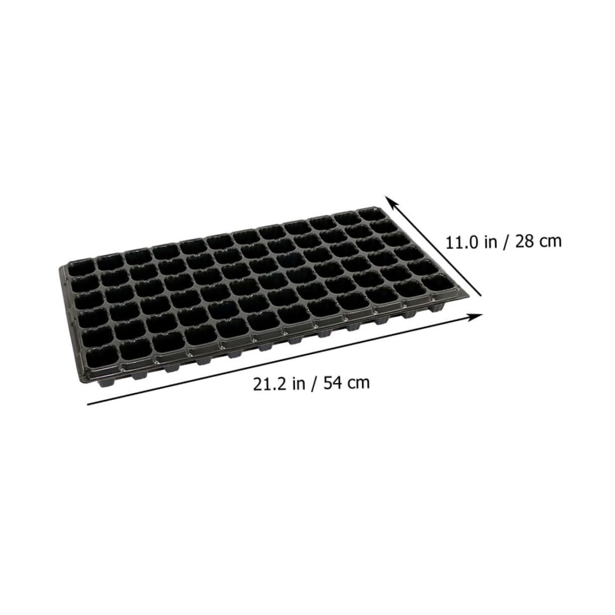 VICASKY 15 Piezas de con Agujeros de Drenaje Bandeja de Cultivo para Plantas de jardín y habitación Infantil para una germinación Saludable y Alta tasa de brotación