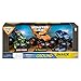 Monster Jam, 3er-Pack „Ground Shaker“ („Grave Digger“, „El Toro Loco“ und „Blue Thunder“), Spielzeugautos im Maßstab 1:64 (Spritzguss)