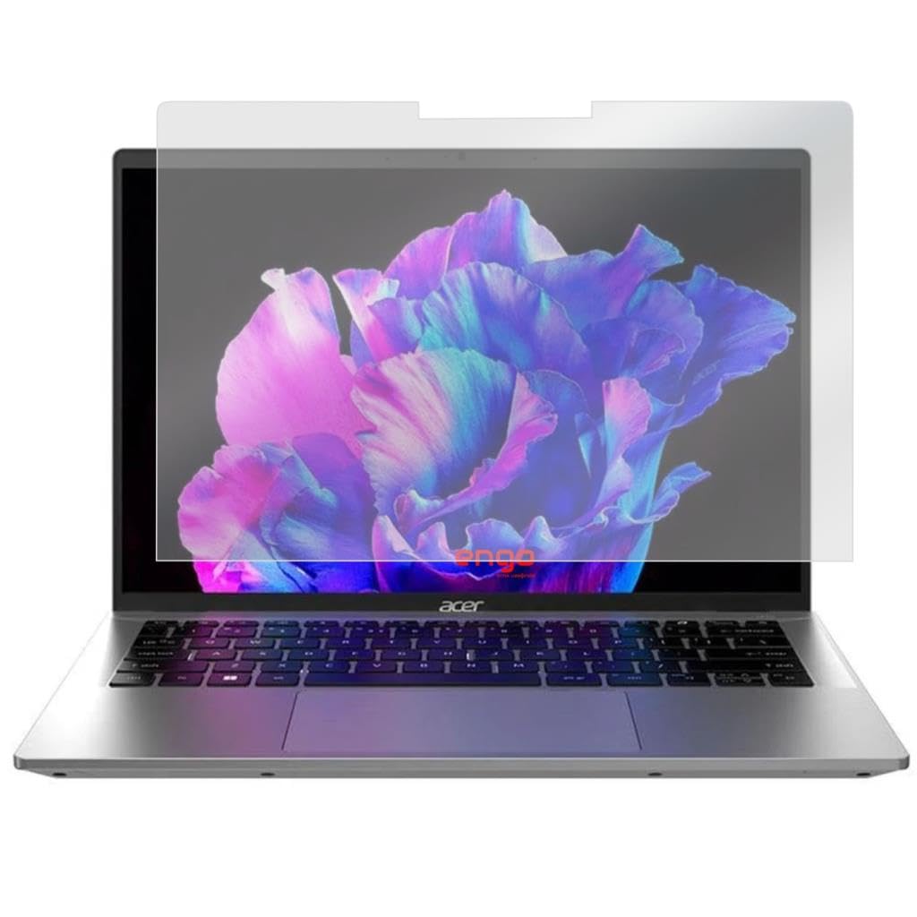 Engo Acer Swift Go 14 İnç İle Uyumlu Mat Ekran Koruyucu Notebook, Yansıma Ve Parlama Önleyici Parmak İzi Bırakmayan Laptop Koruma, 9h Temperli Kırılmaz Esnek Nano Cam