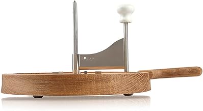 Oak Friends Cheese Curler -Girolle Stainless Steel - Best for Cheese Wheel or Chocolate - Multifunctional Rust-Proof Shredder - Manual Handheld Cheese Slicer
