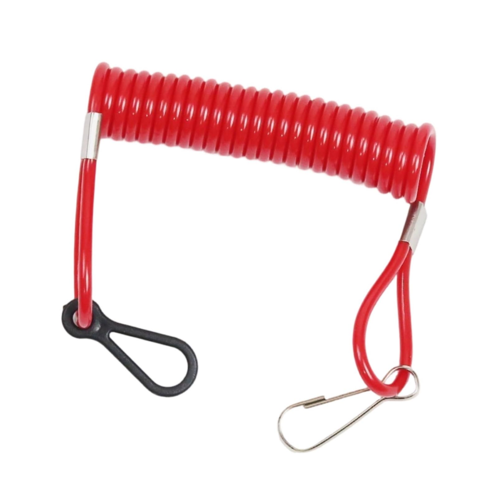 AsrMyjcx Engine Cutoff Rope Outboard Kill Switch Lanyard Stop Cord Tether Coiled Line Installation Stable Connection suitable for, Mercury Four-Stroke Outboard Kill Switch Lanyard