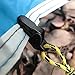 20 Pack Small Tarp Awning Clamp Set - Black Tarp Clips Jaw Tent Snaps for Camping
