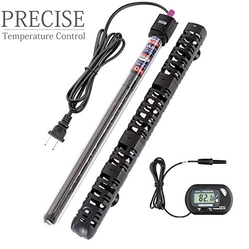 OUKE Aquarium Heater 50W/100W//200W/300W Fish Tahk Heater with Adjust Knob Thermostat 2 Suction Cups OUKE Aquarium Heater 50W/100W//200W/300W Fish Tahk Heater with Adjust Knob Thermostat 2 Suction Cups