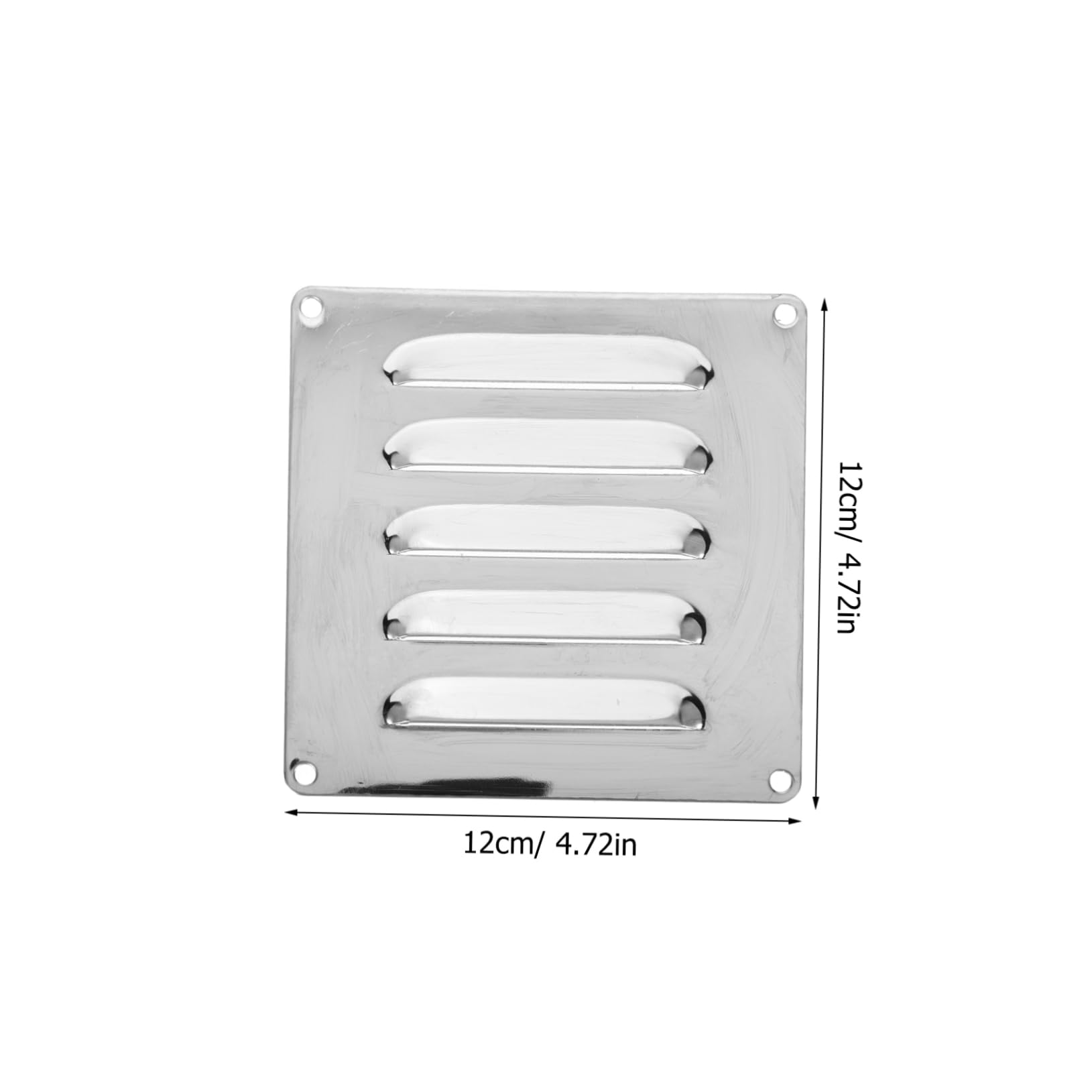 ARTSEWPLY Stainless Steel Vent Grille for Boats Durable Louvered Venting Panel Easy to Install Hardware for Optimal Airflow and Ventilation
