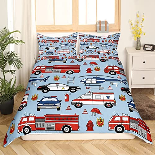 Kinderbettwäsche 100x135 aus 100% Baumwolle - Bettwäsche für Kinder, Auto, Car, Bagger, Fahrzeuge, fröhlich bunt für Jungen, Babybettwäsche Polizei & Baustelle 1 Kinderbettwäsche 100x135 aus 100% Baumwolle - Bettwäsche für Kinder, Auto, Car, Bagger, Fahrzeuge, fröhlich bunt für Jungen, Babybettwäsche Polizei & Baustelle