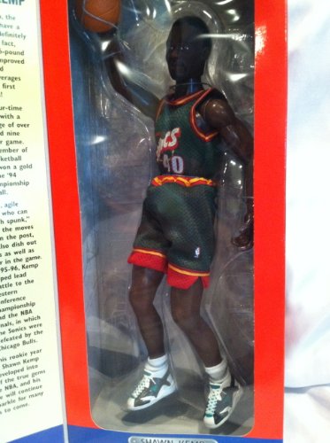 Shawn Kemp / Seattle Supersonics 1997 Edition 12 Inch Nba Kenner Starting Lineup Action Figure #TOP2