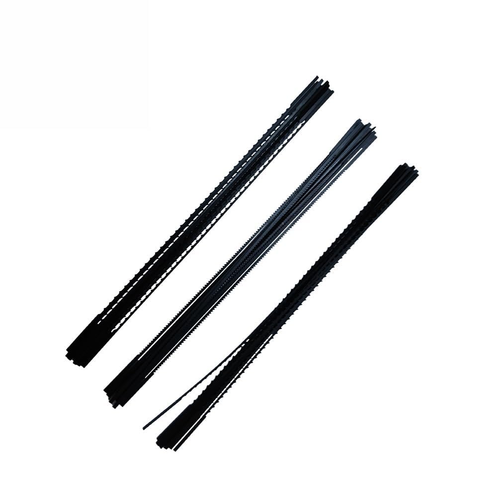 Hojas de Plantilla for Corte de Metal, Juego de 36 Hojas de Sierra de calar de Punta Lisa de 5 Pulgadas, 10/12/28 TPI, Accesorios for Herramientas eléctricas de carpintería/13669