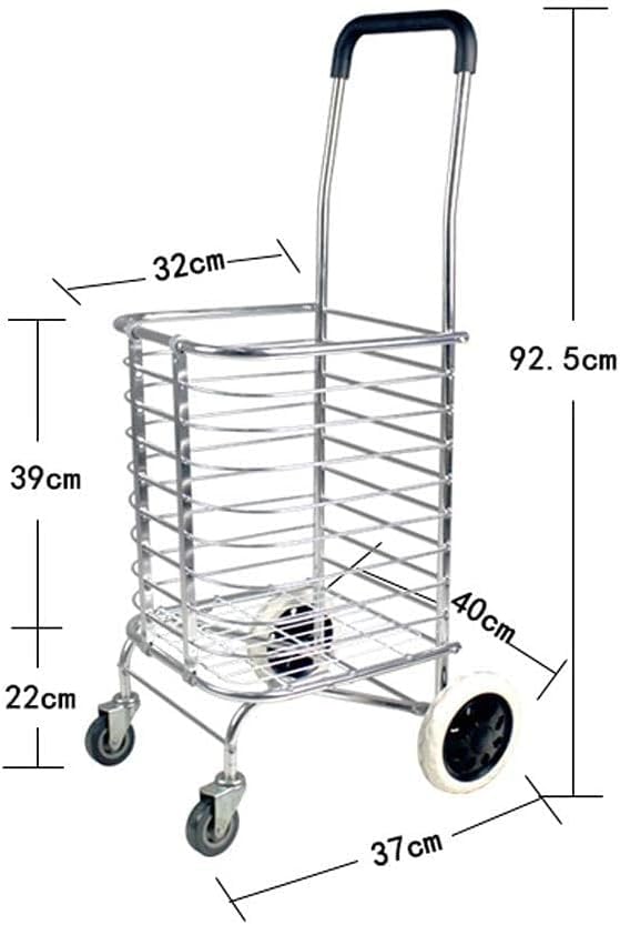 Shopping Trolleys Can Climb The Stairs Shopping Cart Folding Hand Cart Shopping Cart Home Pull Trailer Portable Carts miniatura 5