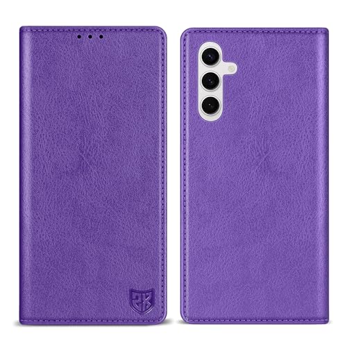 Image of ZZXX for Galaxy S23 FE Wallet Case Strong Magnetic 6.4 inch,Purple