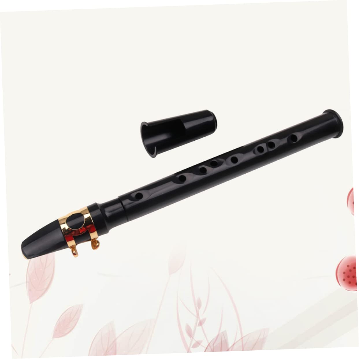 Toyvian 2pièces Mini Saxophone Portable Noir Instrument à Vent Compact Pour Musiciens Déplacement