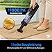 VALKER® Handstaubsauger Akku [TESTSIEGER] Starke Saugleistung 80000 RPM | Druckluft Funktion 2-in-1 | Waschbarer HEPA-Filter | Handsauger Kabellos für Auto & Zuhause | Mastergrip
