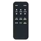 Replace Remote Compatible for ZVOX Omni Remote Control, Works for Platinum Series 570/670/770, SoundBar SB380/SB400/SB500/SB700, SoundBase 330/350/440/450/220/320/420/555/580, AV200/205 TV Speaker