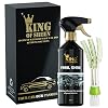 King of Sheen Vinyl Shine Car Dashboard Cleaner and Car interior Cleaner + Handy Vent Duster Brush, Effortlessly Enhance the Appearance of your Cars Interior, 500ml