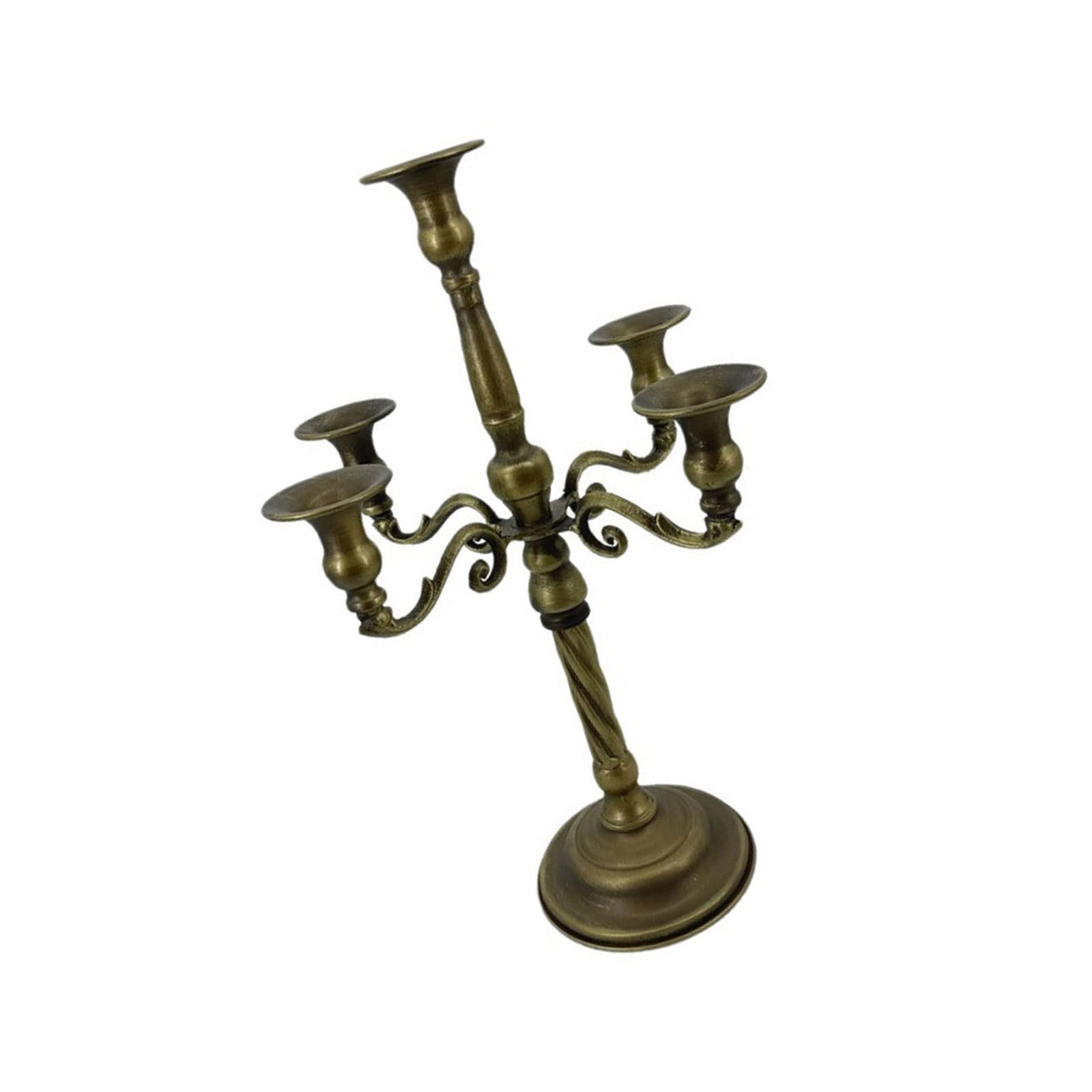 TQUXNGA Candlestick Holders Cast Iron Taper Holders Tables Centerpieces for Christmas Wedding Fireplaces Mantle Decors Table Candelabra Centerpieces