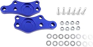 RVIFY Eje Delantero Adaptador de Bloqueo de dirección de Aluminio Billet Que Aumenta el ángulo de Giro un 25%. Kit de Giro Compatible con Toyota JZX100. Conjunto de Eje Delantero(Blue)