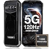 DOOGEE V30T 2023 5G Unlocked Smartphone, 20GB+256GB Rugged Smartphone, 66W/10800mAh Battery Cell Phone, 120Hz 6.58' 108MP Camera Rugged Phone, Dual Speakers, Night Vision, IP68 Waterproof, NFC, OTG
