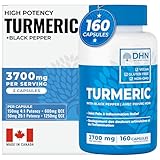 Turmeric Supplement for Inflammation with Black Pepper | Concentrated Turmeric Curcumin Extract | Natural Anti-Inflammatory & Joint Pain Relief | 3rd Party Tested | Canadian Made, Quality Assured