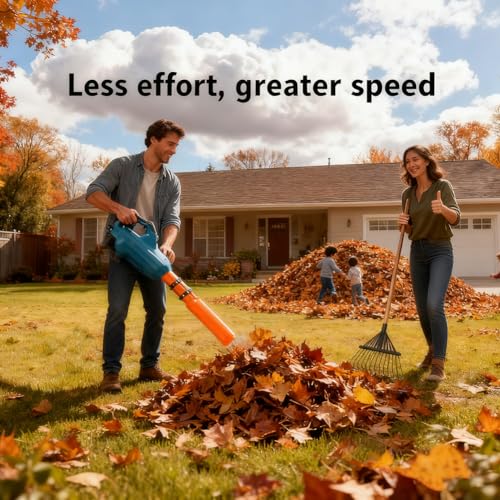 Leaf Blowers Air Booster,Leaf Blower Turbo Nozzle Extension Boosts Speed & Power, 2X Leaf Blower Attachment,Universal Fit - with Any Nozzle from 2 to 4 in, for Leaf Blowers, for Yard, Lawn. (B,1PC) - Thumbnail 7