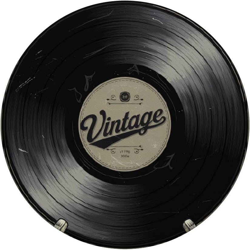 Vinyl Record Player Vinyl Collector Retro Music Lover PopSockets Adhesive PopGrip - Image 3