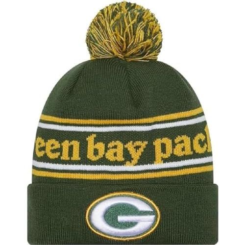 Bonnet à pompon NFL Sideline en maille épaisse avec doublure polaire