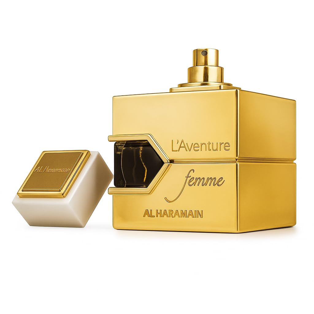 Al HaramainL'Aventure Femme - Arabian Perfume for Women - Long Lasting Floral Fruity Fragrance with Notes of Bergamot, Cedar, Sandalwood, Amber & Vanilla - Arabic Eau de Parfum - 6.76 oz EDP Spray