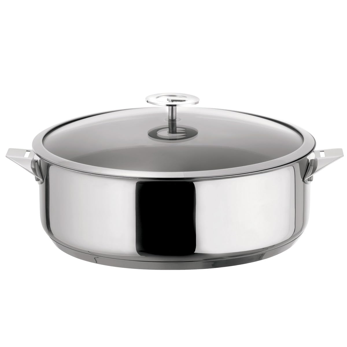 Cuisinox - Eclipse - Sauteuse 28 cm tout inox - Fond encapsulé - Compatible tous feux dont induction - Acier inoxydable 18/​1 - Finition miroir