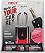 BOLT 7032288 Padlock for Use with 2018 and Newer Jeep Center Cut Keys