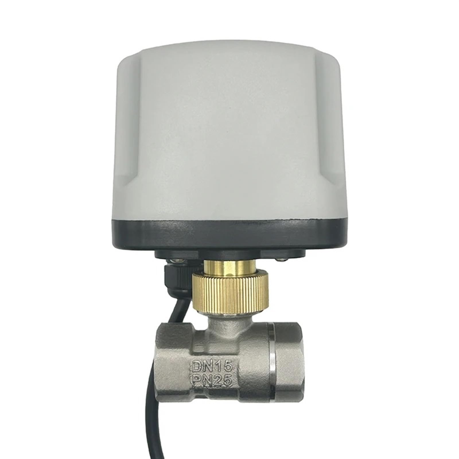 Válvula de bola motorizada 220VAC CR02 para control de agua de 1/2 pulgada