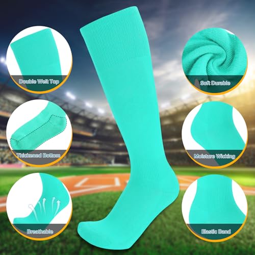 Image of Baseball Socks and Belt Combo for Youth Adult - Softball Socks and Belt for Boys and Girls