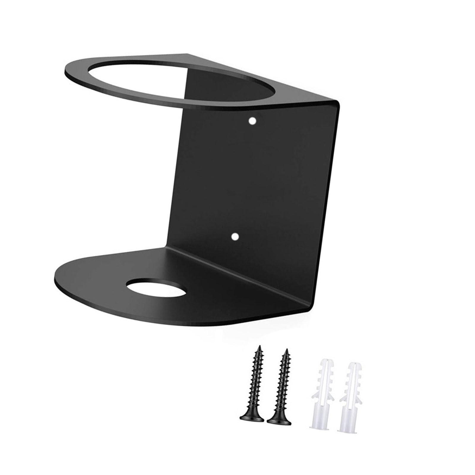 CRFFZ Wall Mounted Bottle Solution Delicate Garage Rack Wall Mounted Sprayer Bottle Rack with Single Hole Sprayer Holder