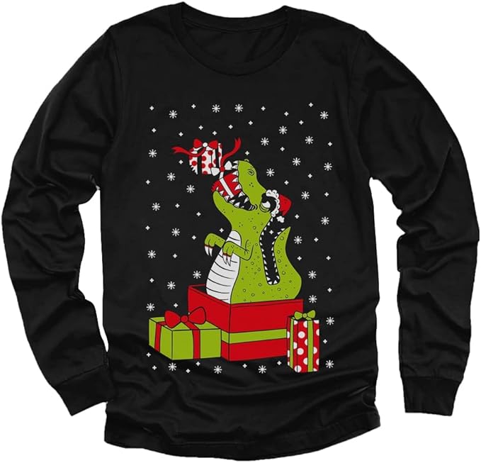 ugly dinosaur sweater
